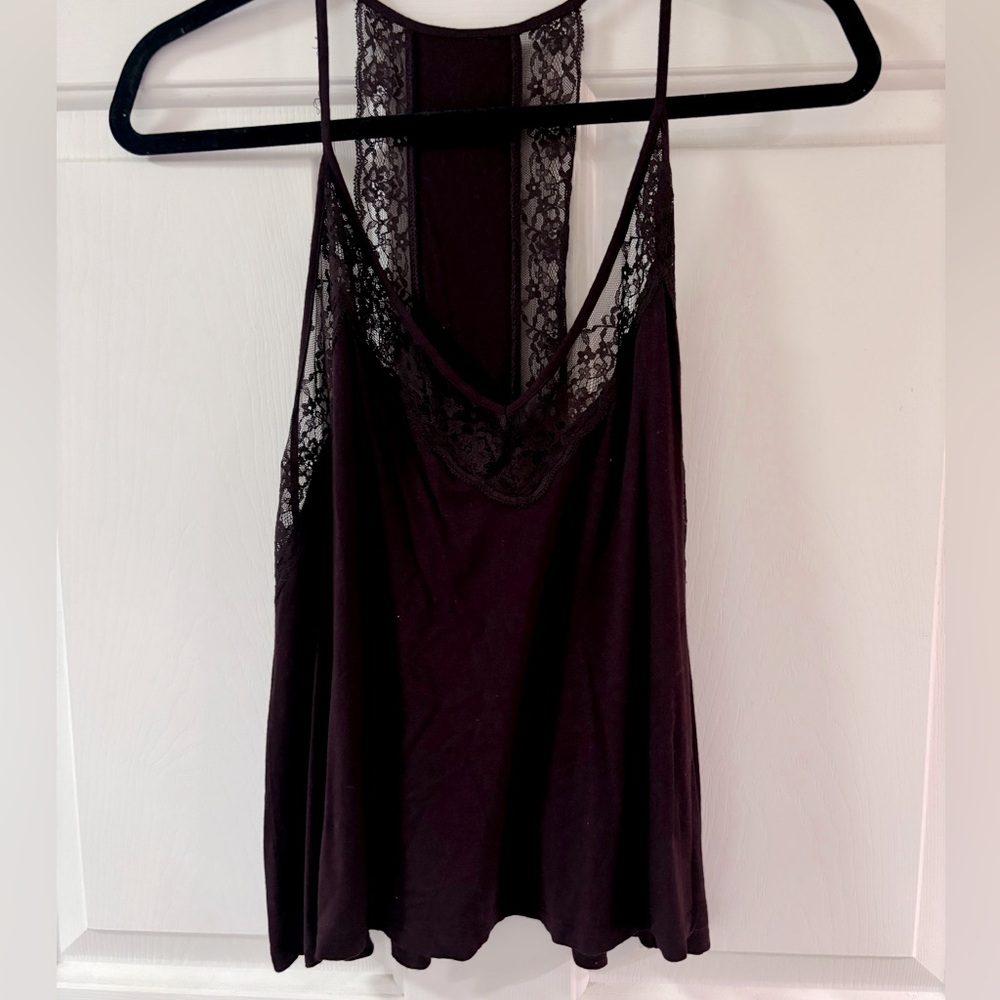 American eagle lace tank top maroon